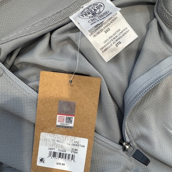 Rivalry Threads Brigham Young Gray Long Sleeve Men's Top (2XL) - Picture 5 of 5